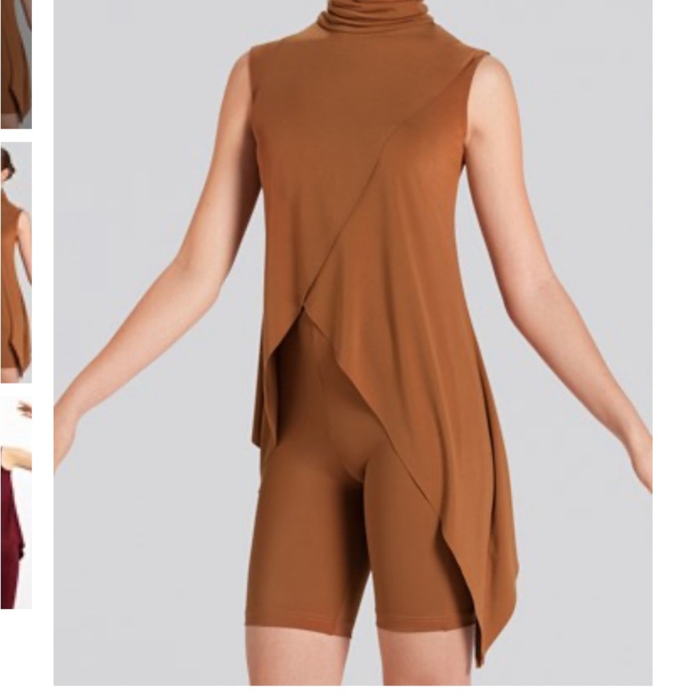 Weissman dance asymmetric top and shorts Contemporary or lyrical costume